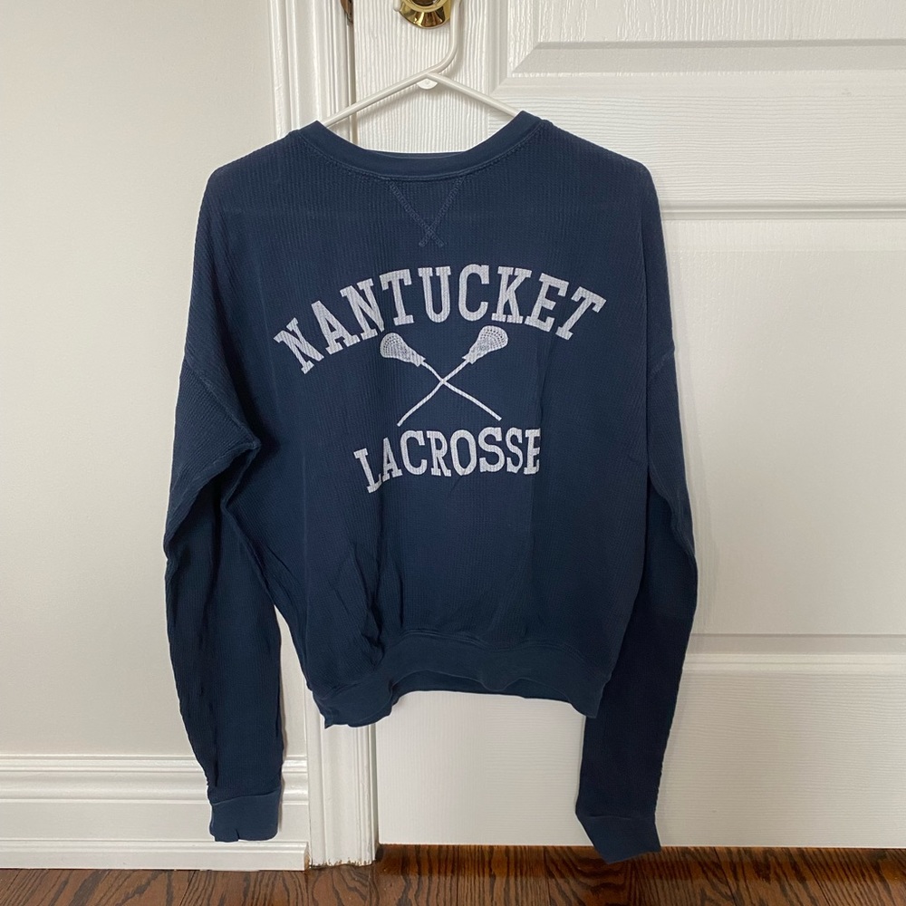 Nantucket Lacrosse Brandy Melville Waffle Long Sleeve